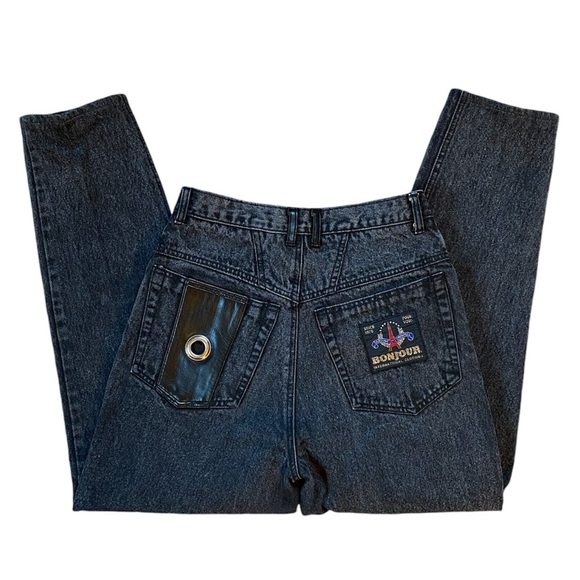 Vintage BonJour Goth Hip Hop Punk High Waisted 100% Cotton Jeans - Picture 4 of 10